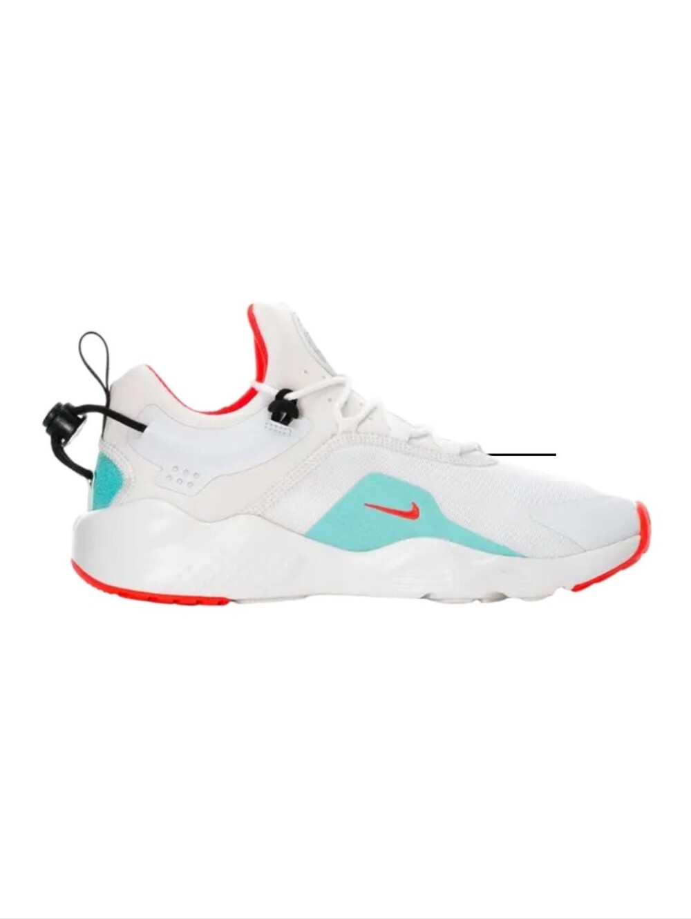 Nike Air Huarache City Move Sneakers - Size 9 Womens - White Cream Crimson Blue